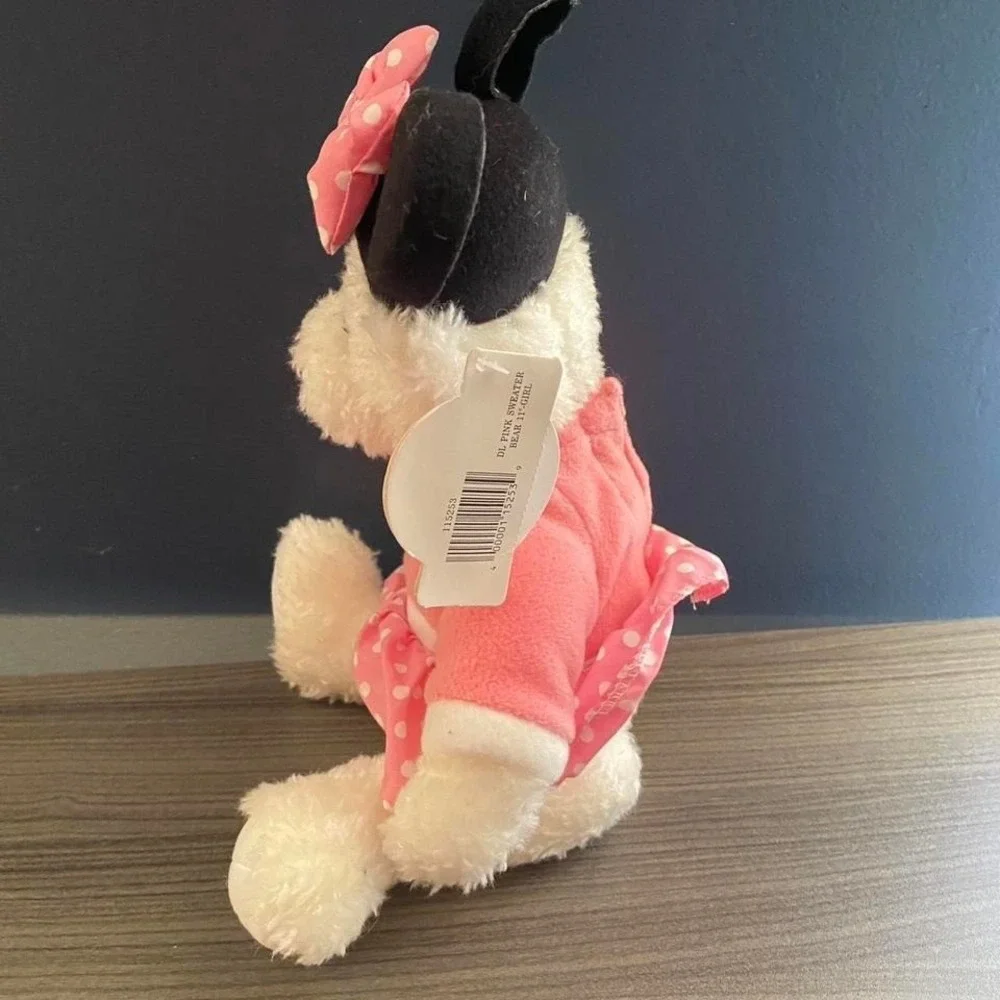 Disneyland Minnie Mouse Bear Plush – Pink Sweater & Polka Dot  Collectible Teddy